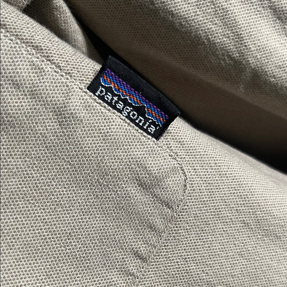 Patagonia Beige Textured Organic Cotton Shirt F315 - Picture 2 of 10